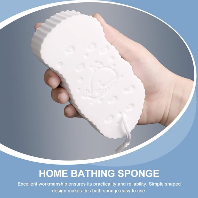 3Pcs PVA Bath Sponges Soft Exfoliating Back Scrubber For Face And Body Skin Care Pink Blue White - Image 3
